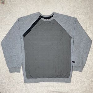 Nike Tech Pack Quilted Crew Winter Sweatshirt: Size Small